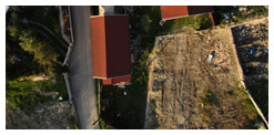 Snímky závalového územia v Nižnej Myšli metódou leteckého snímkovania
