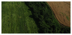 Snímky závalového územia v Nižnej Myšli metódou leteckého snímkovania